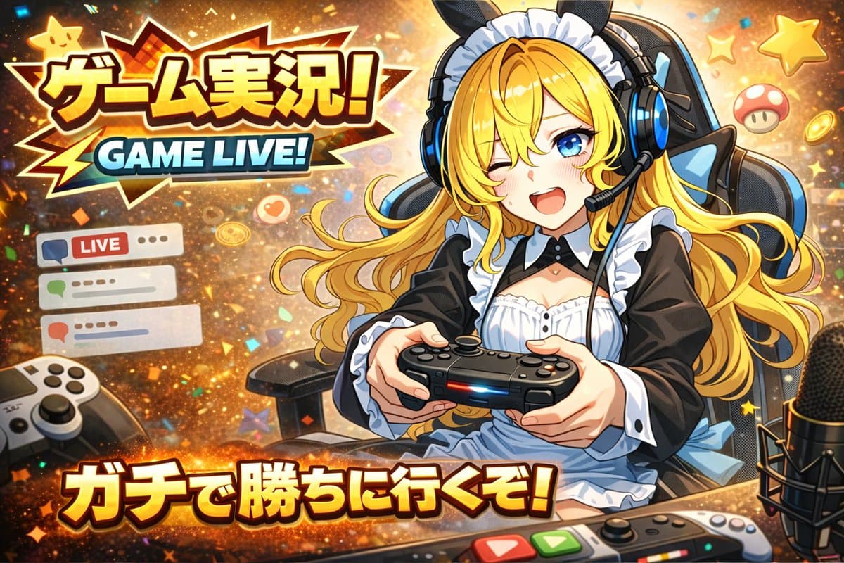 VTuber 游戏缩略图创建提示