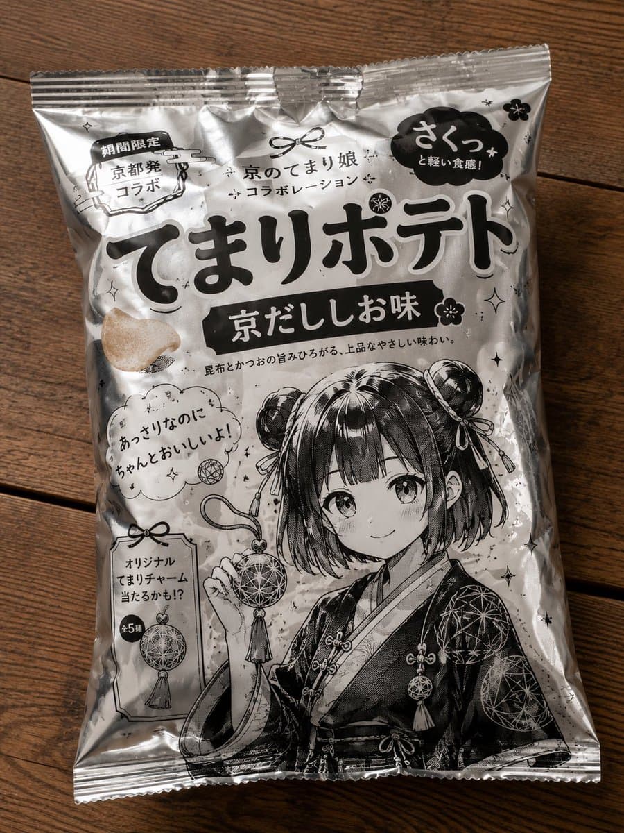 电商主图 - 动漫角色薯片包装