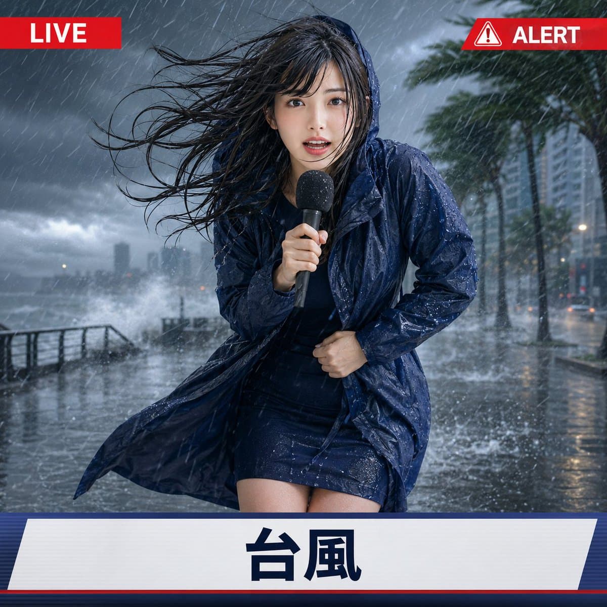 信息图 / 教育视觉图 - 极端天气电视记者生成系统