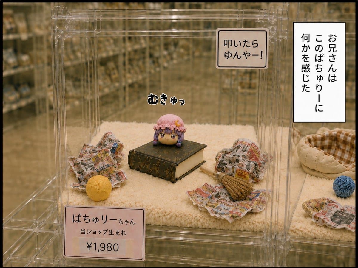 游戏素材 - Patchouli Yukkuri 宠物店展示