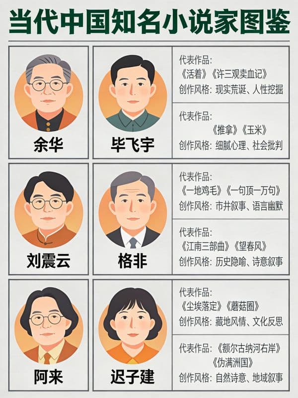 当代中国小说家图鉴
